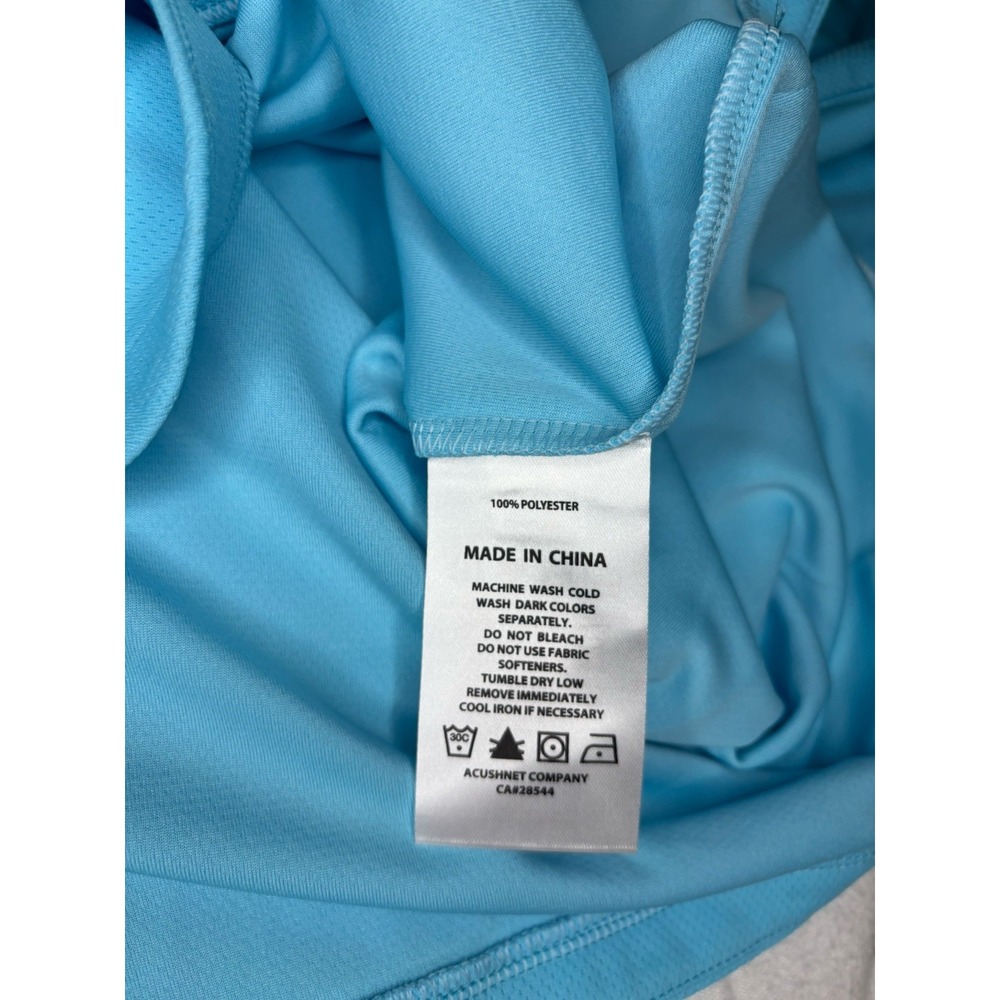 FootJoy FJ Lightweight Golf HYPR Mid-Layer Blue Medium Pullover 1/4 Zip NWT $115 - Picture 8 of 8
